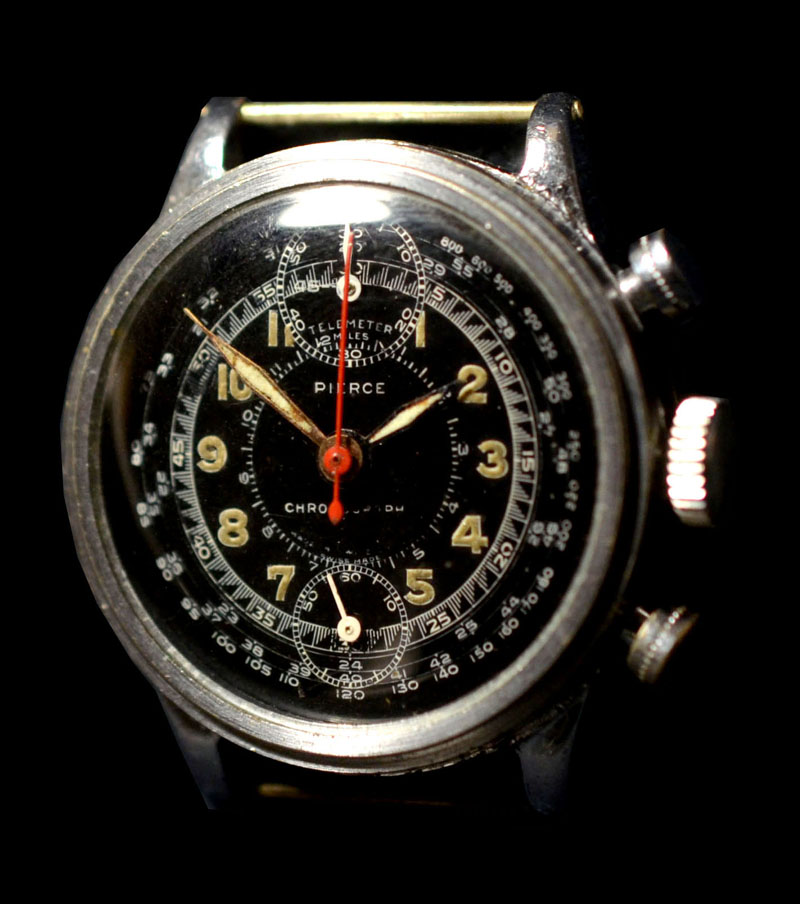 World War II RAF Watch | Pierce Chronograph | 6E_357 | Provenance