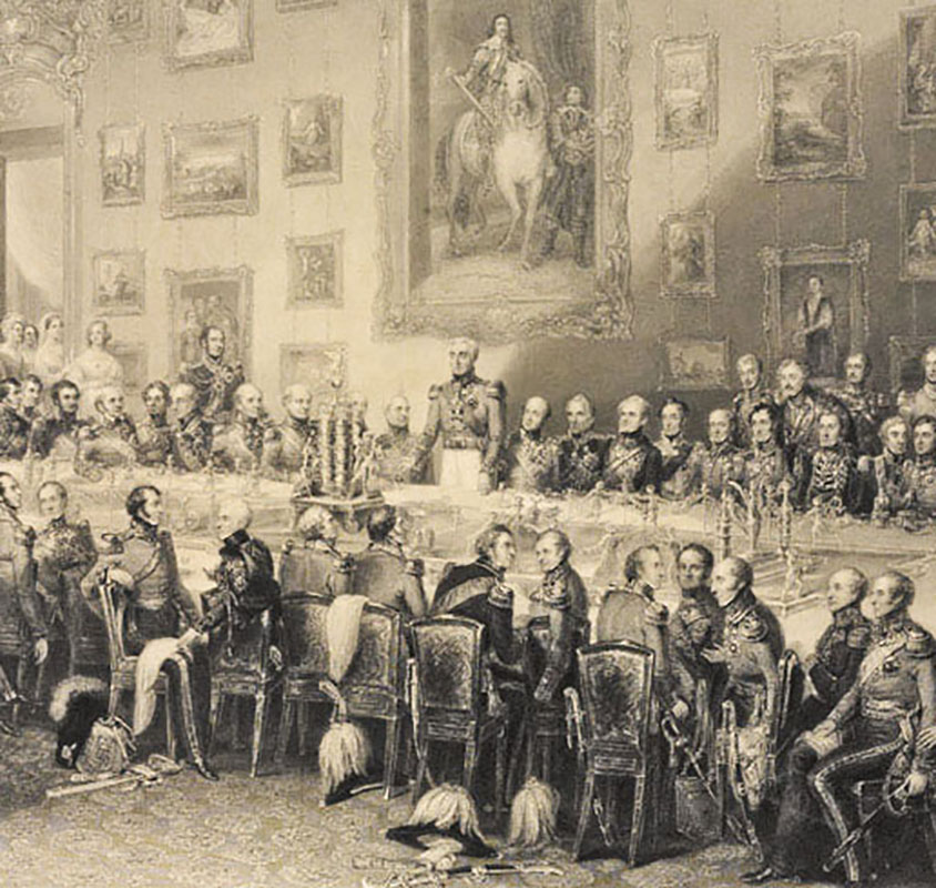 Waterloo Banquet 1836 By William Greatbach | Rare To Market