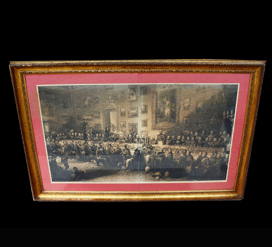 Waterloo Banquet 1836 By William Greatbach | Rare To Market