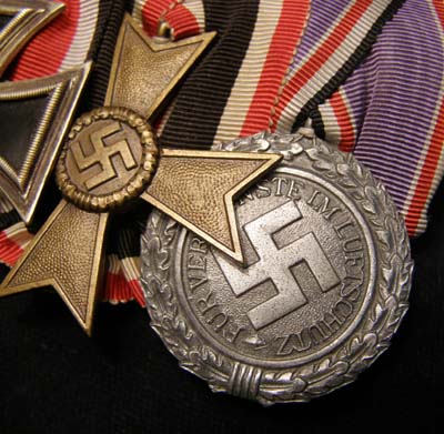 Luftwaffe Medal Group | Iron Cross, War Merit, Luftschutze Medal