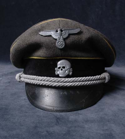 SS Peak Visor Cap. Waffen-SS. Signal Officer.