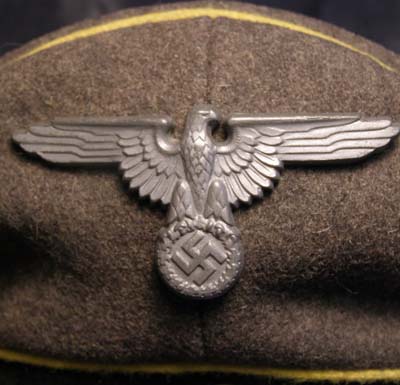 SS Peak Visor Cap. Waffen-SS. Signal Officer.