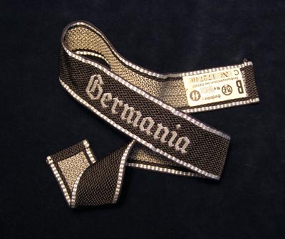 Germania Officer Cuff Title | Gothic 'Flatwire' Woven