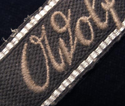 Adolf Hitler Cuff Title | OR/NCO RZM Machine-Embroidered