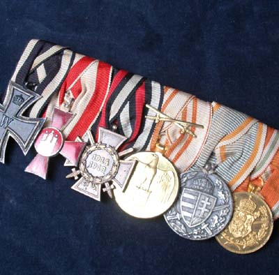 Imperial Austrian Medal Group. 6 Medals. Court-Mounted.