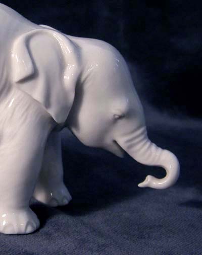 porcelain elephant