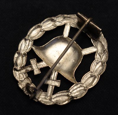  Imperial German Wound Badge | Silver | Cut Out Version.