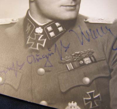 'Das Reich' Signed Photo. SS-Sturmbannfuhrer Ernst-August Krag.