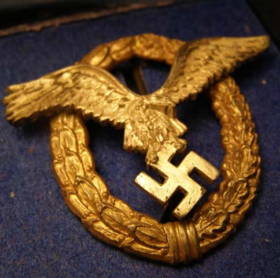 Luftwaffe Pilot-Observer Badge | Cased.