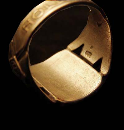 Reichskommissar for Occupied Holland Silver Ring With Owner's Initials ...