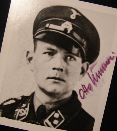 SS General Otto Kumm - Signed Photograph