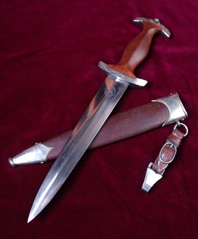 SA Dagger By Justinuswerk. 1933 Pattern. Stamped Unit Numbers.