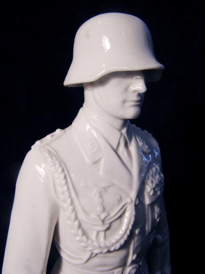 Allach Porcelain Figure. Luftwaffe Officer by KÃrner.