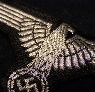 Waffen-SS Sleeve Insignia. Officer. Flatwire. Significant Provenance. 