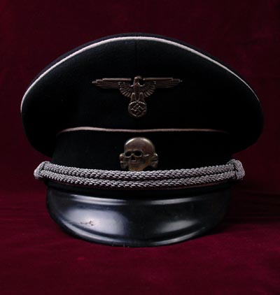 SS Peak Visor Cap. Allgemeine-SS. Officer. Circa 1938. Provenance.