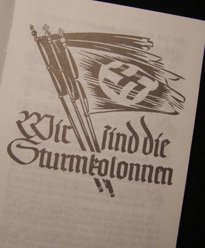 The SS Song Book (SS Liederbuch) - Reprint of the original - Softbound