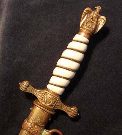 Kriegsmarine Dagger By WKC, Solingen. Officer.