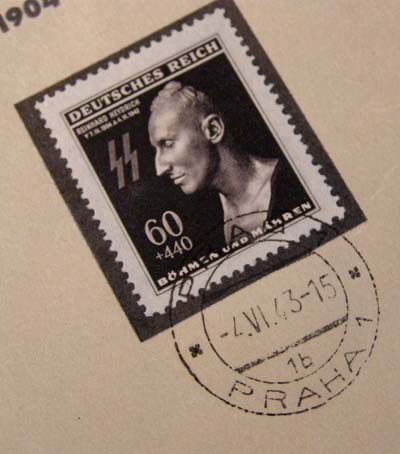 Reinhard Heydrich Memorial Stamp - Special Issue '631' Style