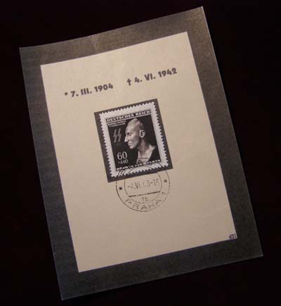 Reinhard Heydrich Memorial Stamp - Special Issue '631' Style