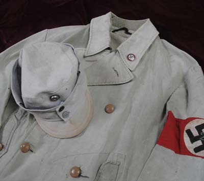 SA Wind Jacket & Kepi | M1923. Named. Blood Order Recipient.