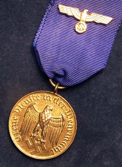 A Beautiful German Army Heer, 12 Year Long Service Medal