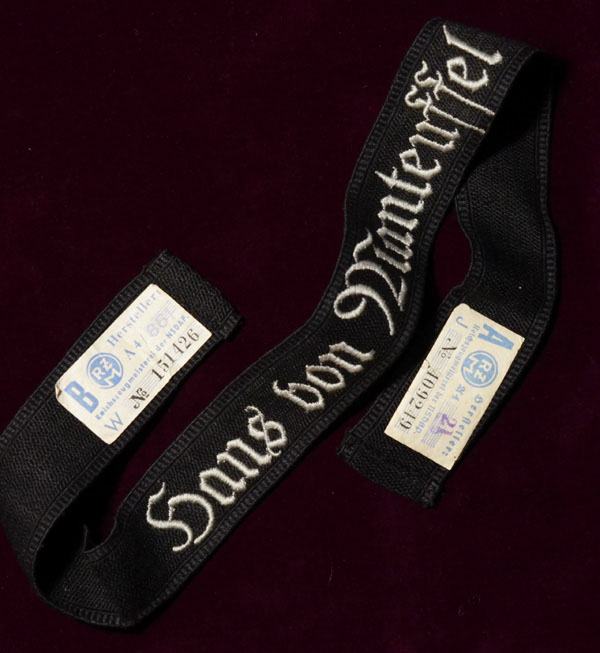 SA Honour  Cuff Title | Double RZM Labels.  