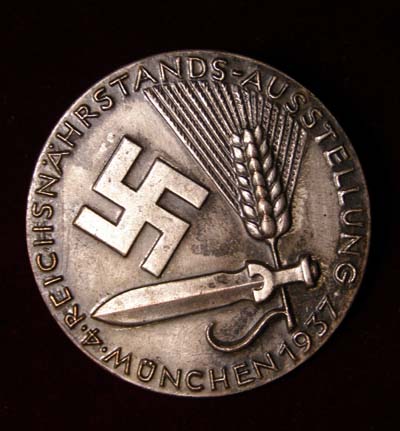 NSDAP Rally Badge Agricultural Association - Munich Exhibition 1937.