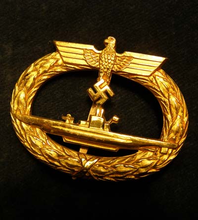 U-Boat Award Badge By Schwerin.