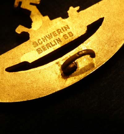 U-Boat Award Badge By Schwerin.