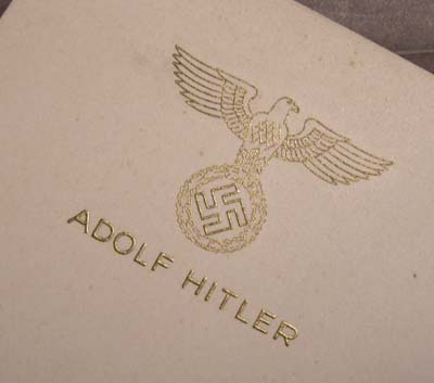 Adolf Hitler Stationery.