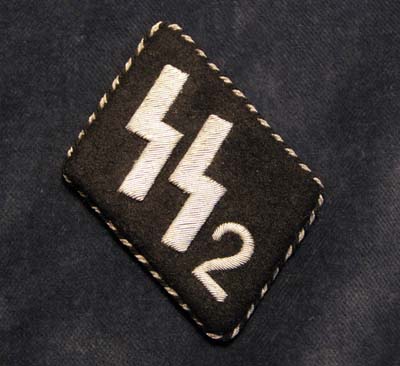 SS-VT 'Germania' Number '2' NCO Collar Patch.