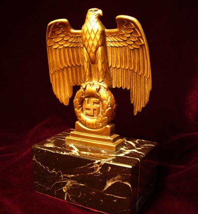 Nuremburg Desk Eagle & Swastika.