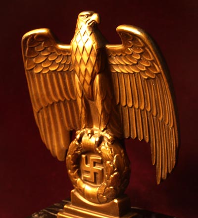 Nuremburg Desk Eagle & Swastika.