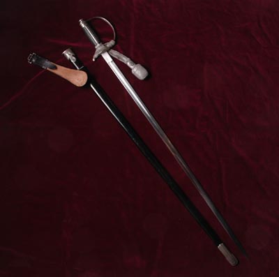 SS Officer Sword - Nickle Silver.