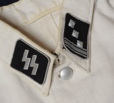 Waffen-SS White Summer Tunic | SS-Hauptsturmfuhrer