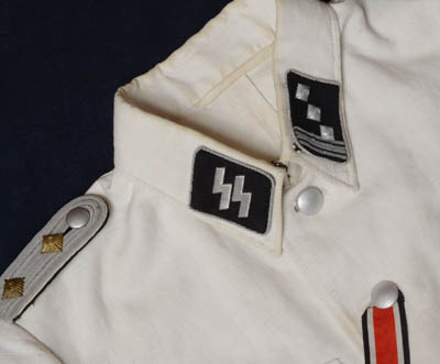 Waffen-SS White Summer Tunic | SS-Hauptsturmfuhrer