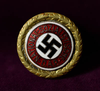 SS-Obergruppenfuhrer & Gauleiter Hildebrandt | Golden Party Badge ...