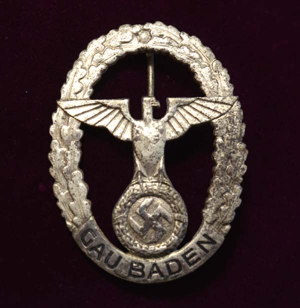 NSDAP Gau Baden Commemorative Badge