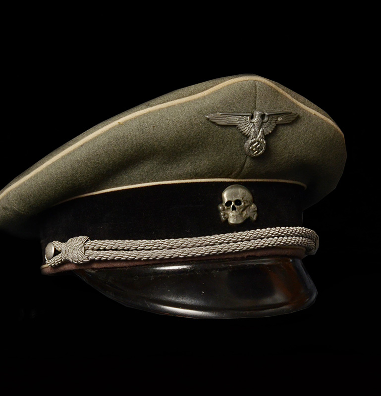 Waffen-SS Officer Visor Cap 