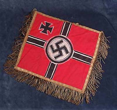 Kriegsmarine Flag. Schellenbaum. IV.S.S.O / 13.S.St.A. Exceptionally Rare.