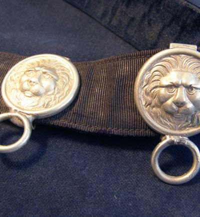 Kriegsmarine Undress Belt & Buckle + Dagger Hanger Lions Head & Rings.