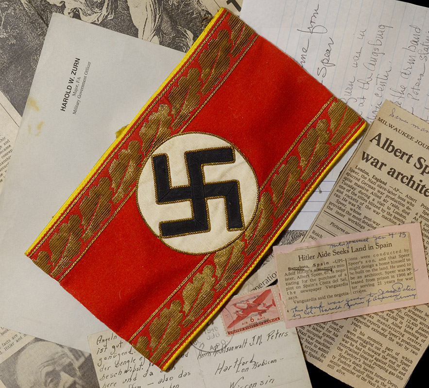 Albert Speer | NSDAP Armband | Deputy Reichsleiter | Provenance