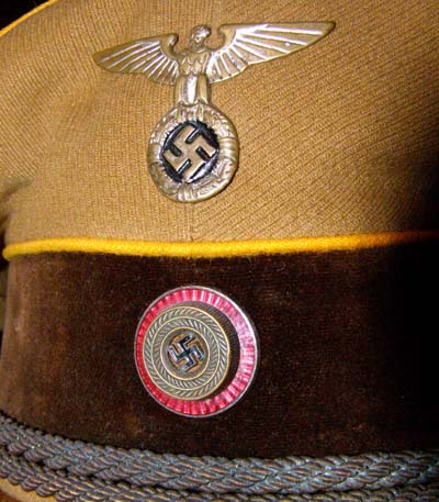 NSDAP pre-1939  Reichsleitung Peak Visor Cap.