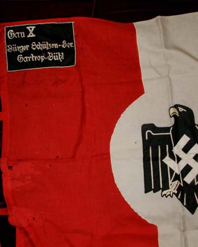 NSDAP Flag. Sports Association. Gau X.