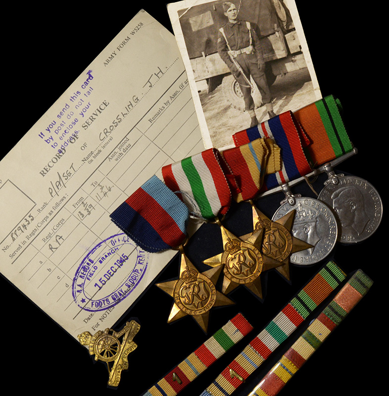 1st Army Medals | Royal Artillery | Dunkirk Veteran | Operation Torch |Provenance