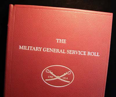 The Military General Service Medal Roll 1793 - 1814 - Leatherbound.