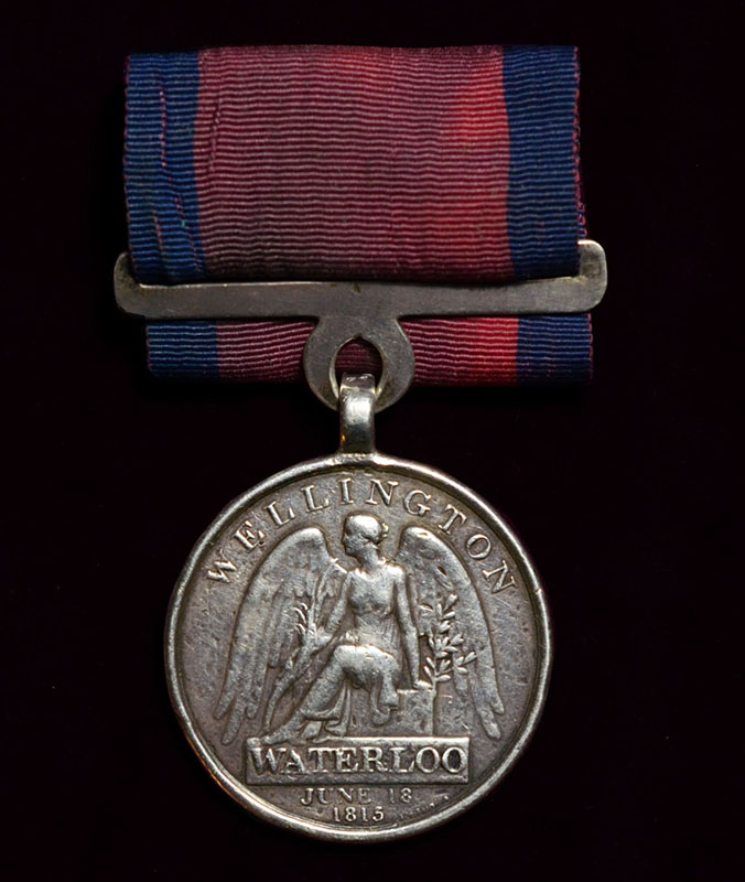 Waterloo Medal |Troop Sergeant Major John White | 12th Light Dragoons | Discounted