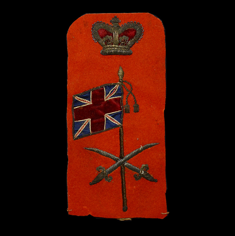 Waterloo Period Colour Sergeant's sleeve insignia 