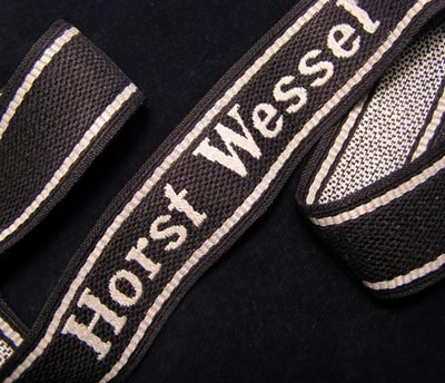 Horst Wessel OR/NCO BeVo-Like 1 Woven Cuff Title.