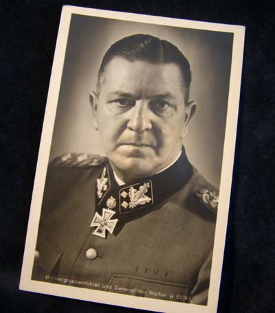 SS-Obergruppenfuhrer Theodor Eicke | Hoffmann Postcard
